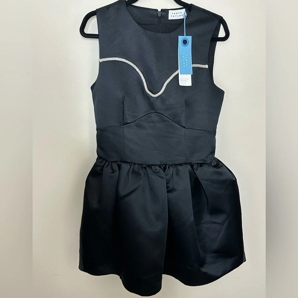 Tanya Taylor Fall ‘22, Naoki Mini Dress, NWT, Embellished💎 Cocktail 🍸 size 8